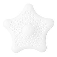 Umbra Starfish Silicon Hair Catcher/Strainer, White