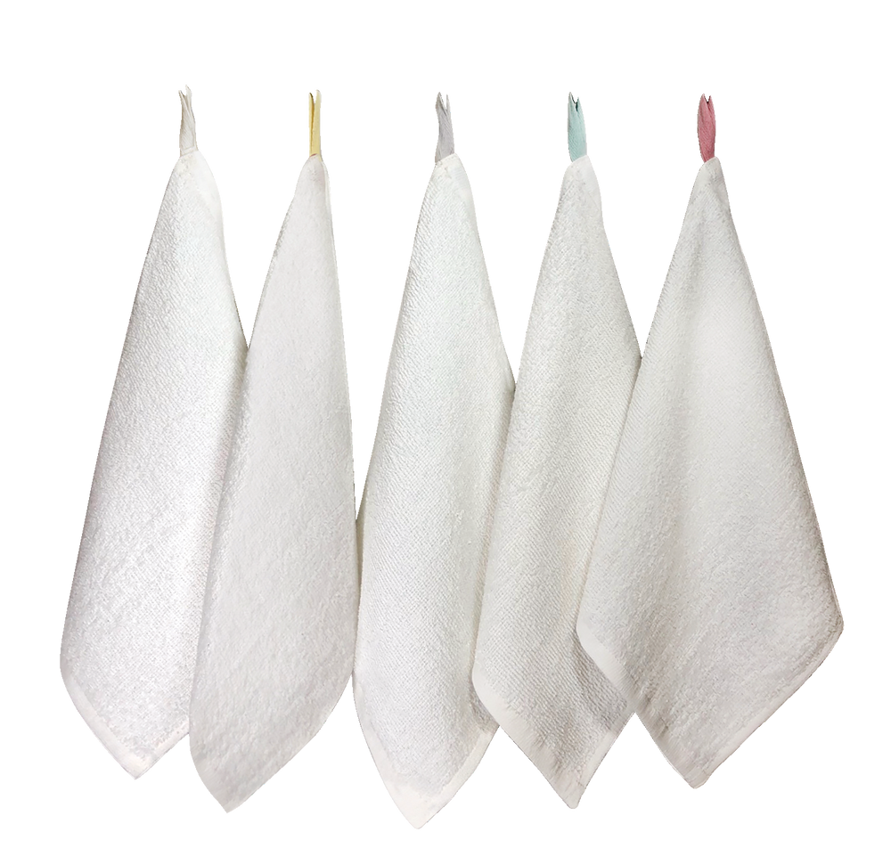 Machine Wash Cotton Absorbent Washcloth, with Hanging Loop, 12 x 12in5pk Canadian Tire