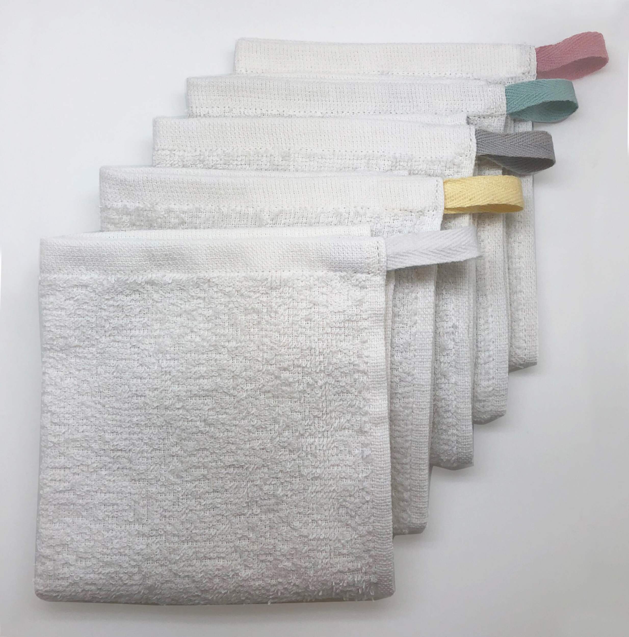 Machine Wash Cotton Absorbent Washcloth, with Hanging Loop, 12 x 12in5pk Canadian Tire