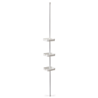 Type A 3-Shelves Rust-Resistant Adjustable Tension Pole Shower Caddy