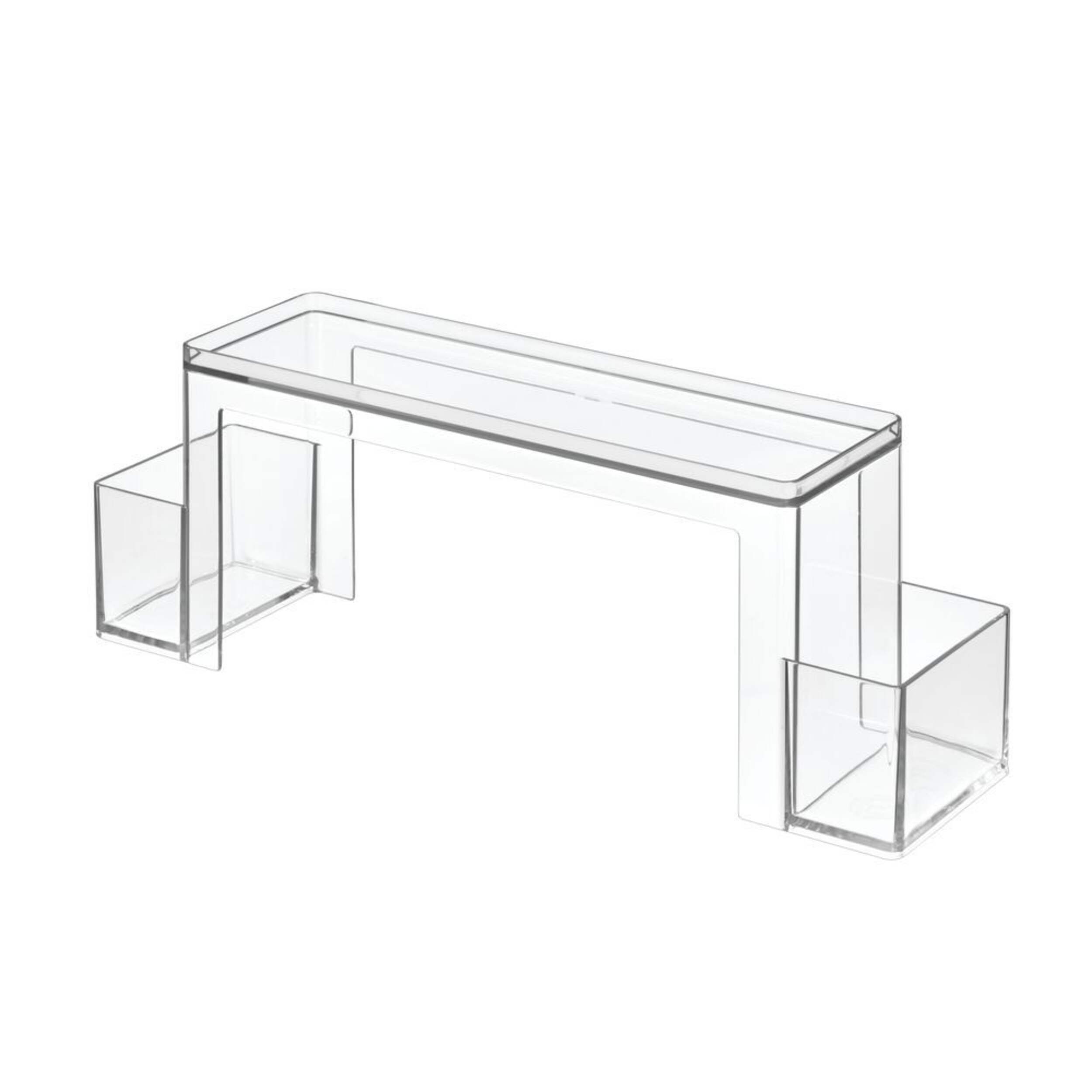 iDesign The Home Edit Two-Tier Medicine Drawer/Organizer Shelf Front_Angled_Left
