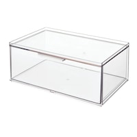 Range-tout profond The Home Edit par iDesign, grand Front_Angled_Left