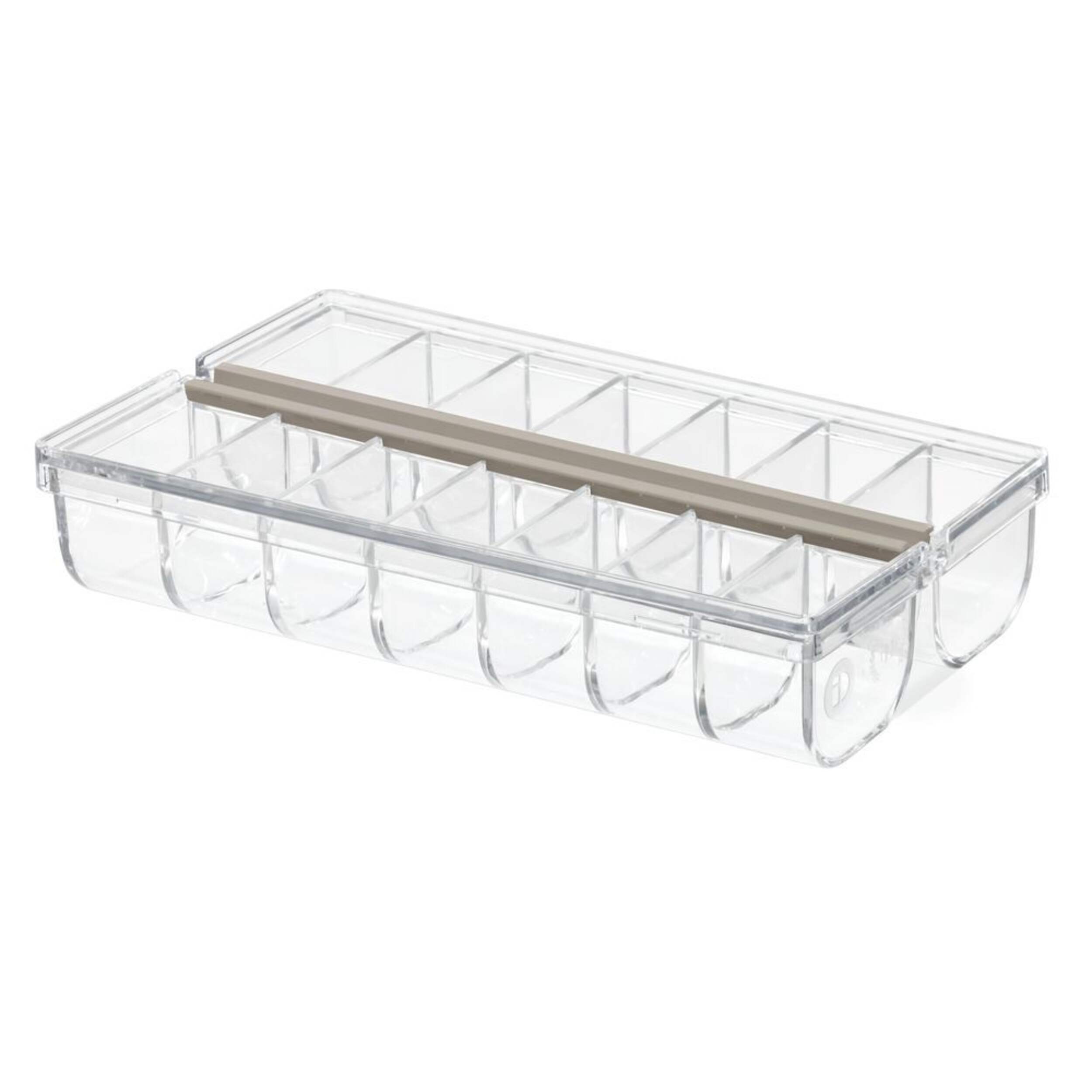 iDesign The Home Edit 14-Compartment Pill Organizer with Labels Front_Angled_Left