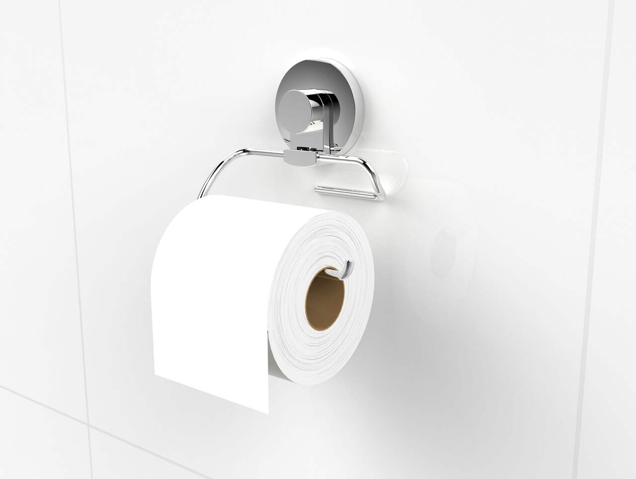 Ventouse support rouleau papier Toilette VS Home