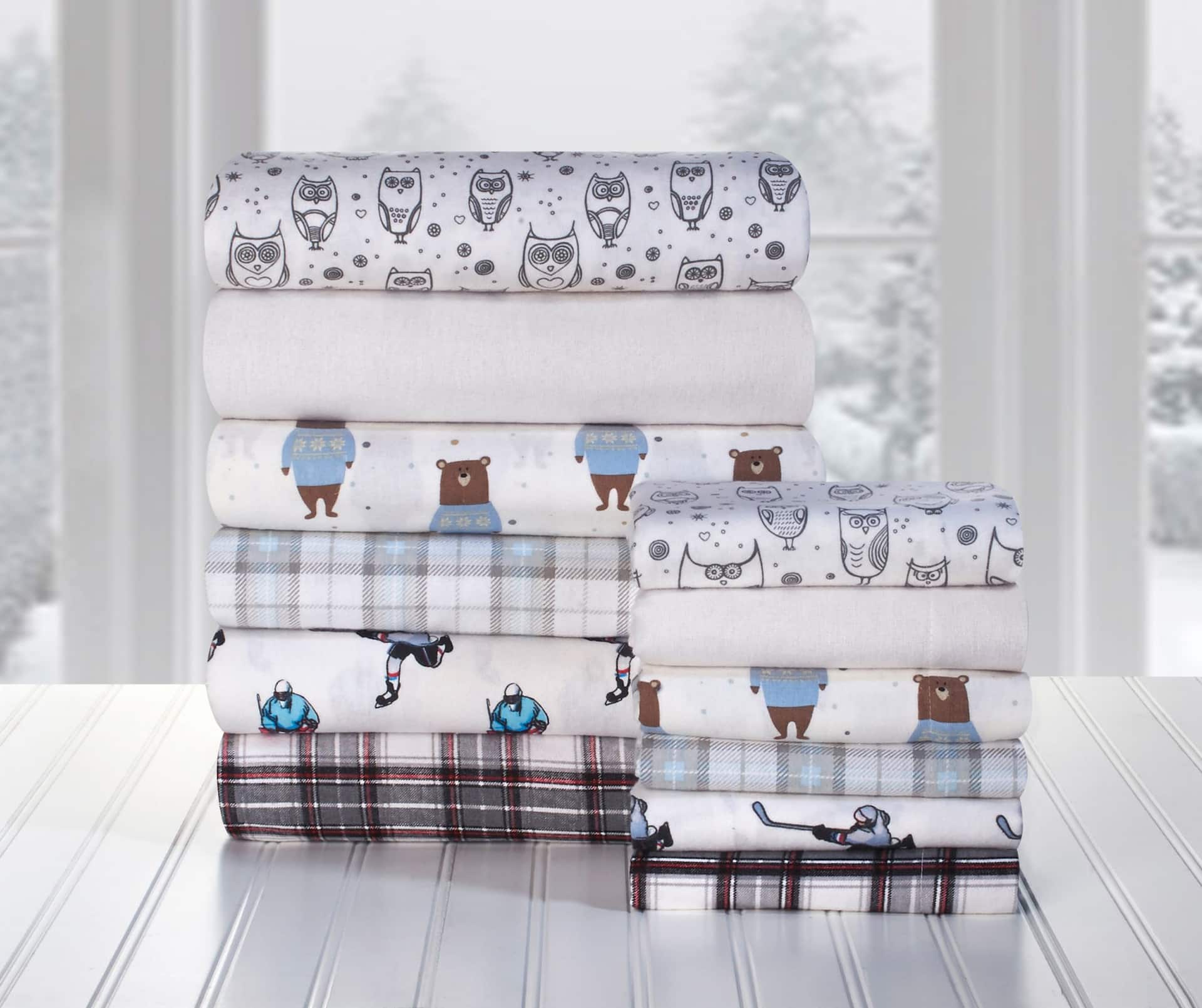 Martex Double Flannel Assorted Sheet Set
