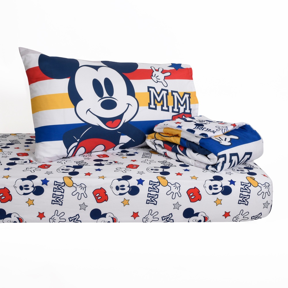 Nemcor Mickey Mouse Toddler Bedding Set, 3pc Canadian Tire
