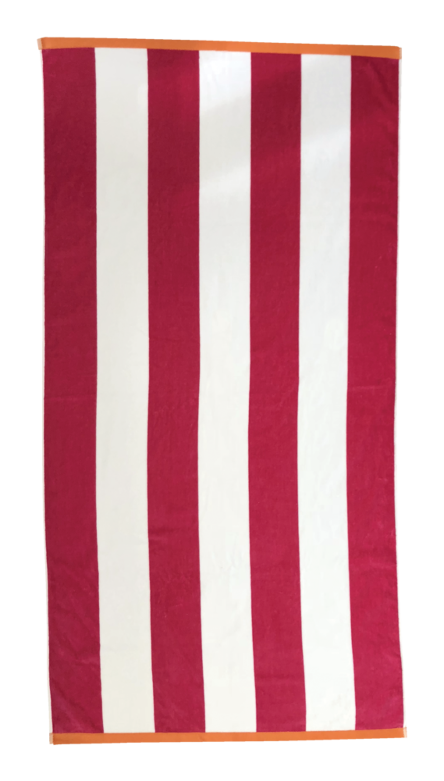 For Living Striped Cotton Absorbent Bath Towel, Assorted Colours, 60 x 30-in Front_Flat