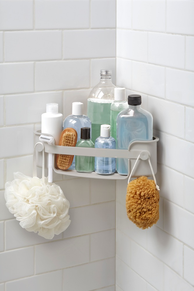 Umbra Flex GelLock Corner Shower Caddy, Grey Canadian Tire