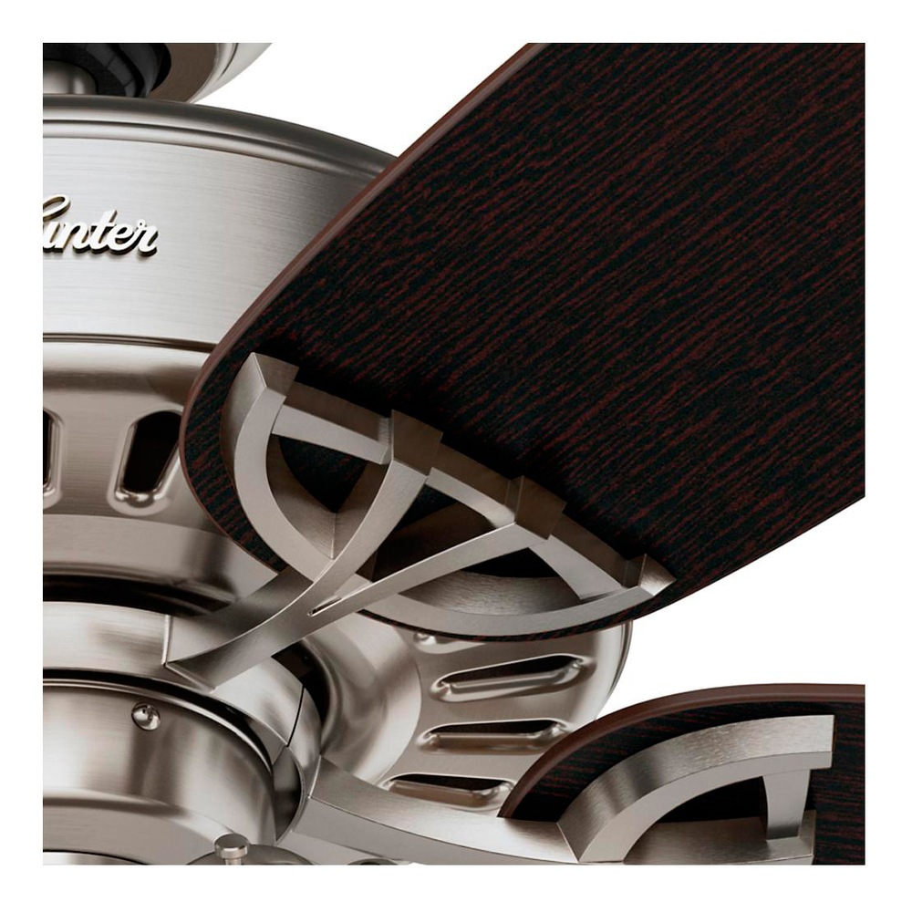 Hunter Allendale Brushed Nickel Ceiling Fan with Remote, 5blade, 52in