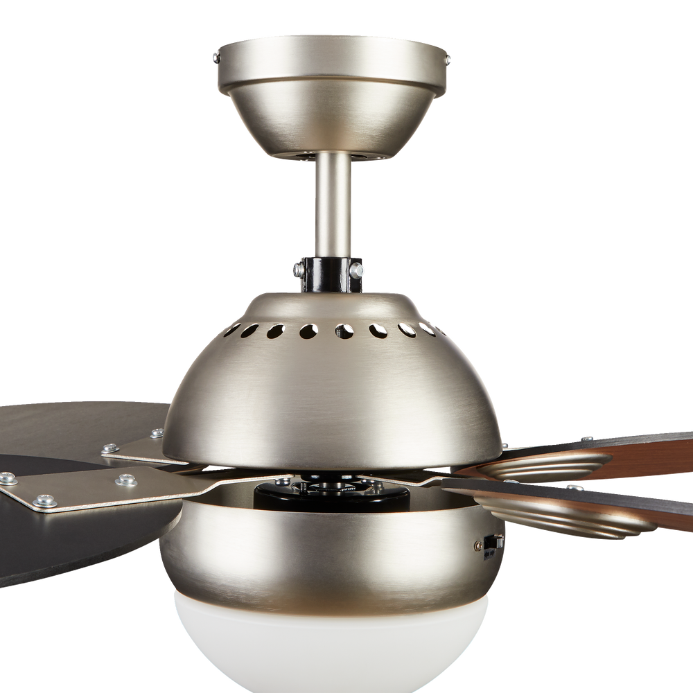 NOMA Scandinavian Reversible 4Blade 3Speed Ceiling Fan with Lighting