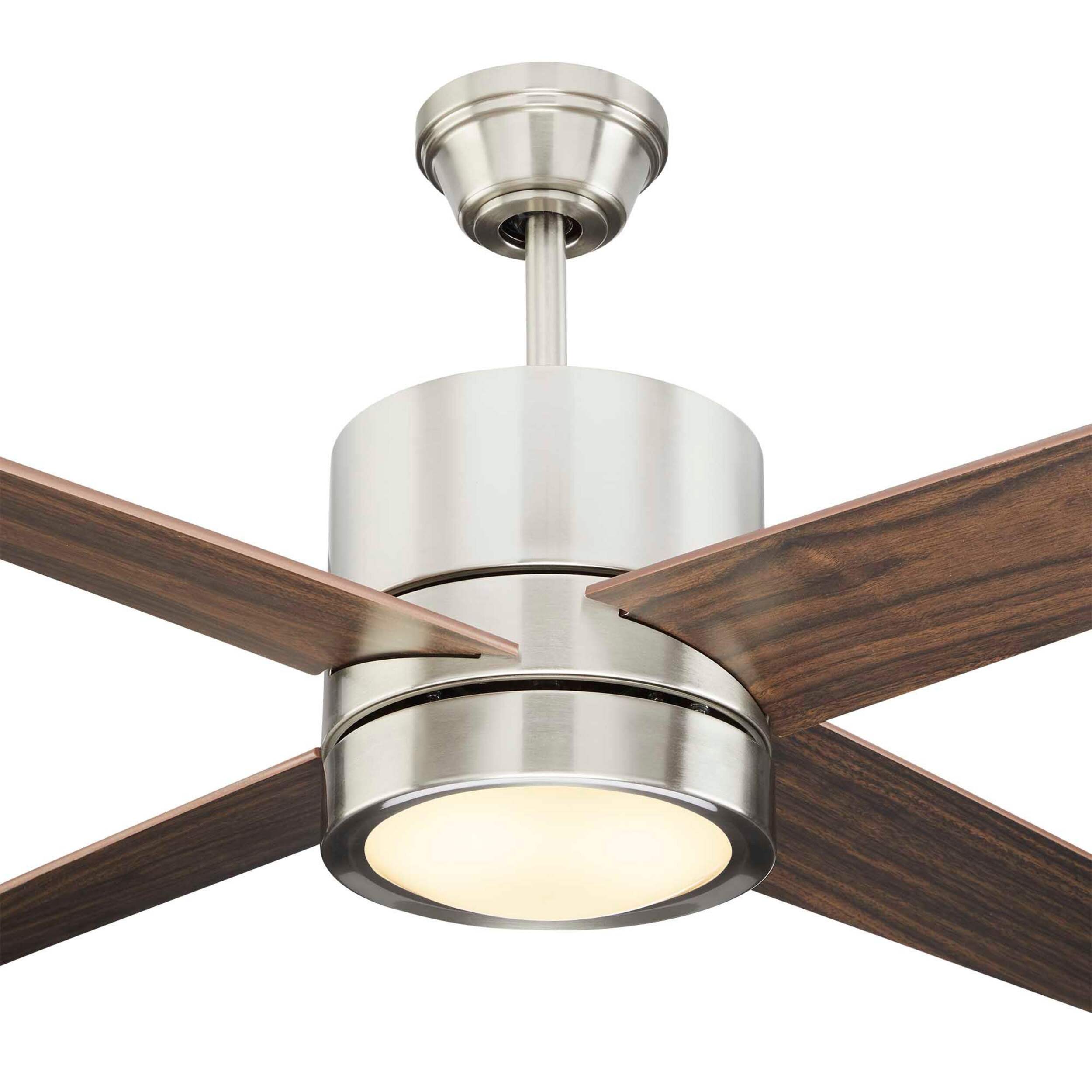 NOMA Quatra Reversible 4Blade 3Speed Ceiling Fan with Lighting
