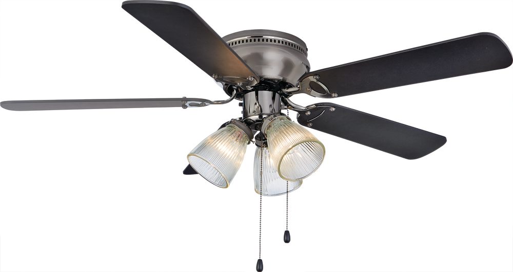 For Living Reversible 5Blade 3Speed Ceiling Fan with Lighting, 42in, Black/Walnut Canadian Tire