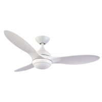 NOMA Levi 48" 3-Blade Reversible 6-Speed Dimmable(3 CCTs) LED Ceiling Fan with DC Motor and Remote, White