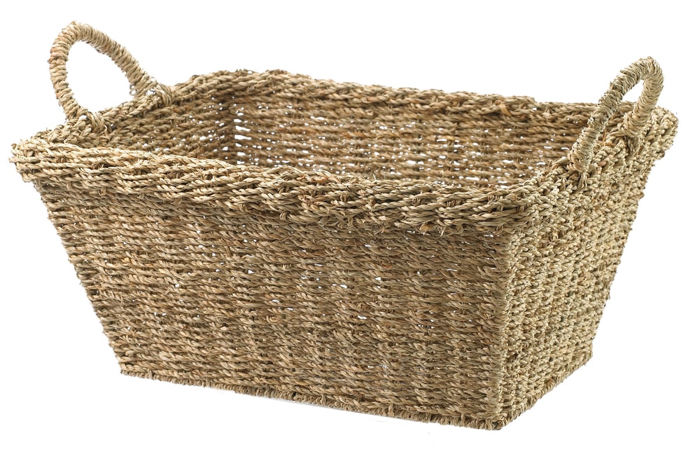 Seagrass Single Rectangular Basket | Canadian Tire