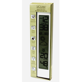 Vertical Digital LCD Clock Front_Angled_Left