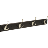 Peerless Stainless Steel 4-Tri Hook Rail, Black/Nickel, 27-in Front_Angled_Right