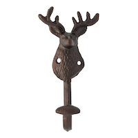 CANVAS Stainless Steel Single Deer Hook, Bronze