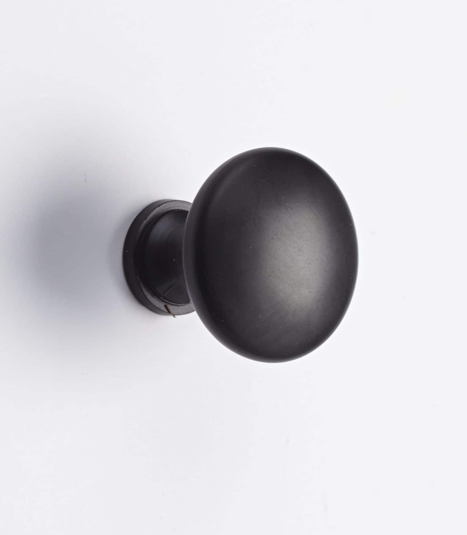 Ball door handle / wooden drawer knob - 3.8 cm / 38 mm diameter