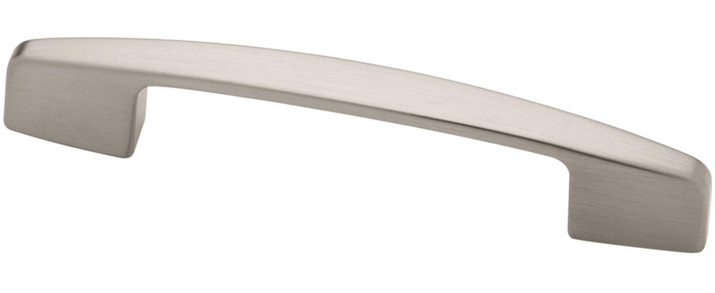 Peerless Metal Newton Pulls, Satin Nickel, 3-in, 2-pk Front_Angled_Left