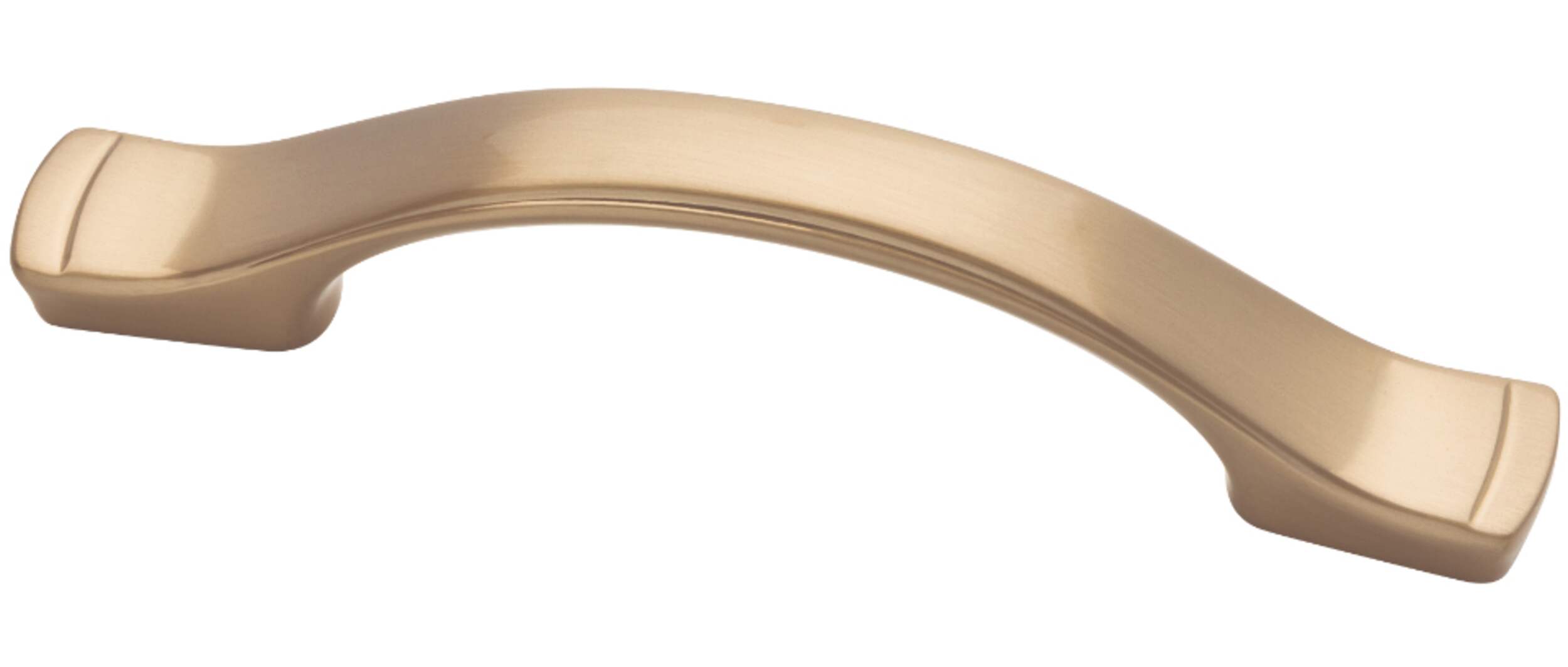 Peerless Dual-Mount Metal Step Edge Pulls, Champagne Bronze, 3-in, 2-pk Front_Angled_Left