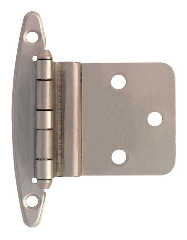 Peerless Inset NoSpring Hinges, Satin Nickel, 3/8in, 2pk Canadian Tire