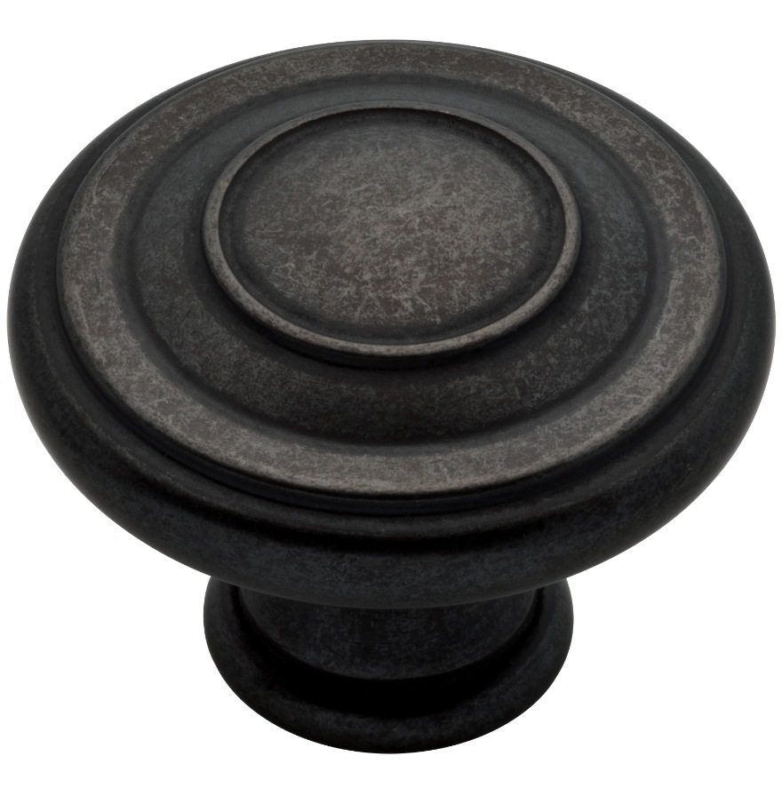 Peerless Jackson Round Metal Knobs for and Drawers, Soft Iron