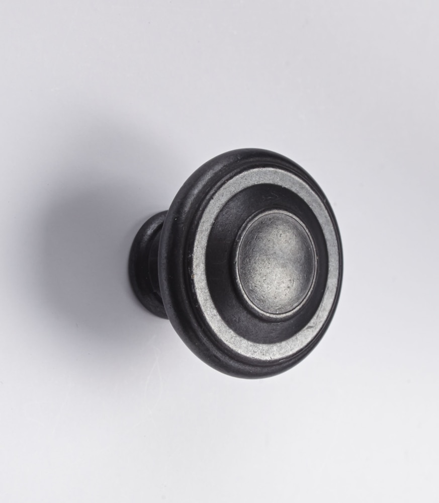 Peerless Jackson Round Metal Knobs for and Drawers, Soft Iron