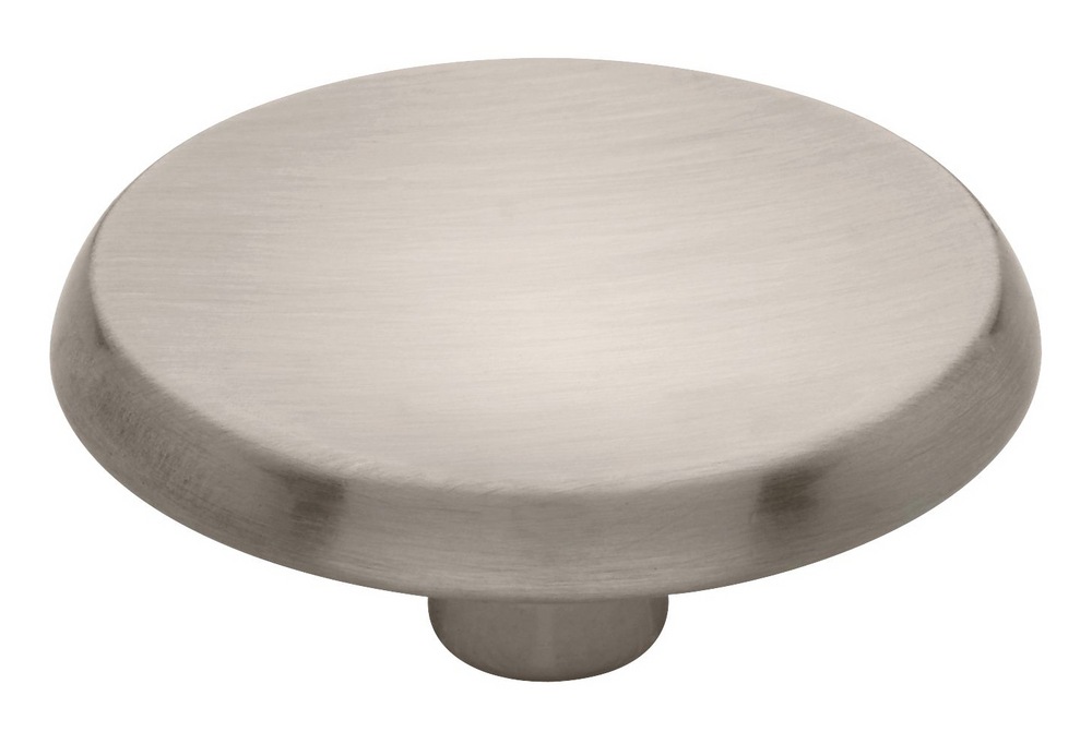 Peerless Concave Round Metal Knobs for and Drawers, Satin