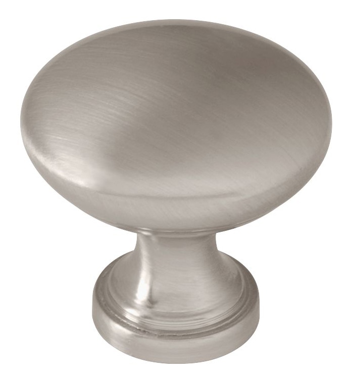 Peerless Round Metal Knobs, Satin Nickel, 11/4in, 2pk Canadian Tire