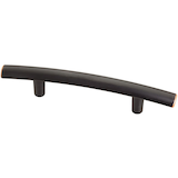 Peerless Metal Arch Pulls, Bronze with Copper, 3-in, 6-pk Front_Angled_Left