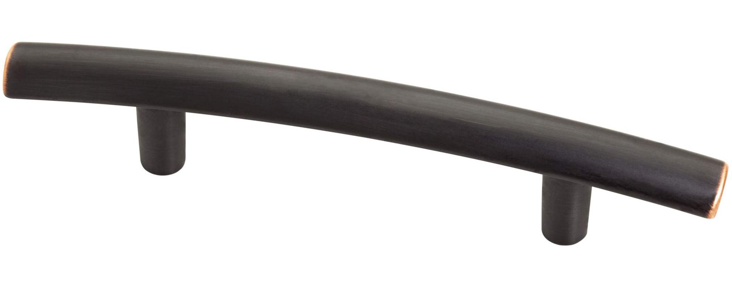 Peerless Metal Arch Pulls, Bronze with Copper, 3-in, 2-pk Front_Angled_Left