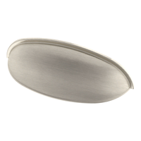 Peerless Dual-Mount Cup Pull, Assorted Colours, 3-in Front_Angled_Left