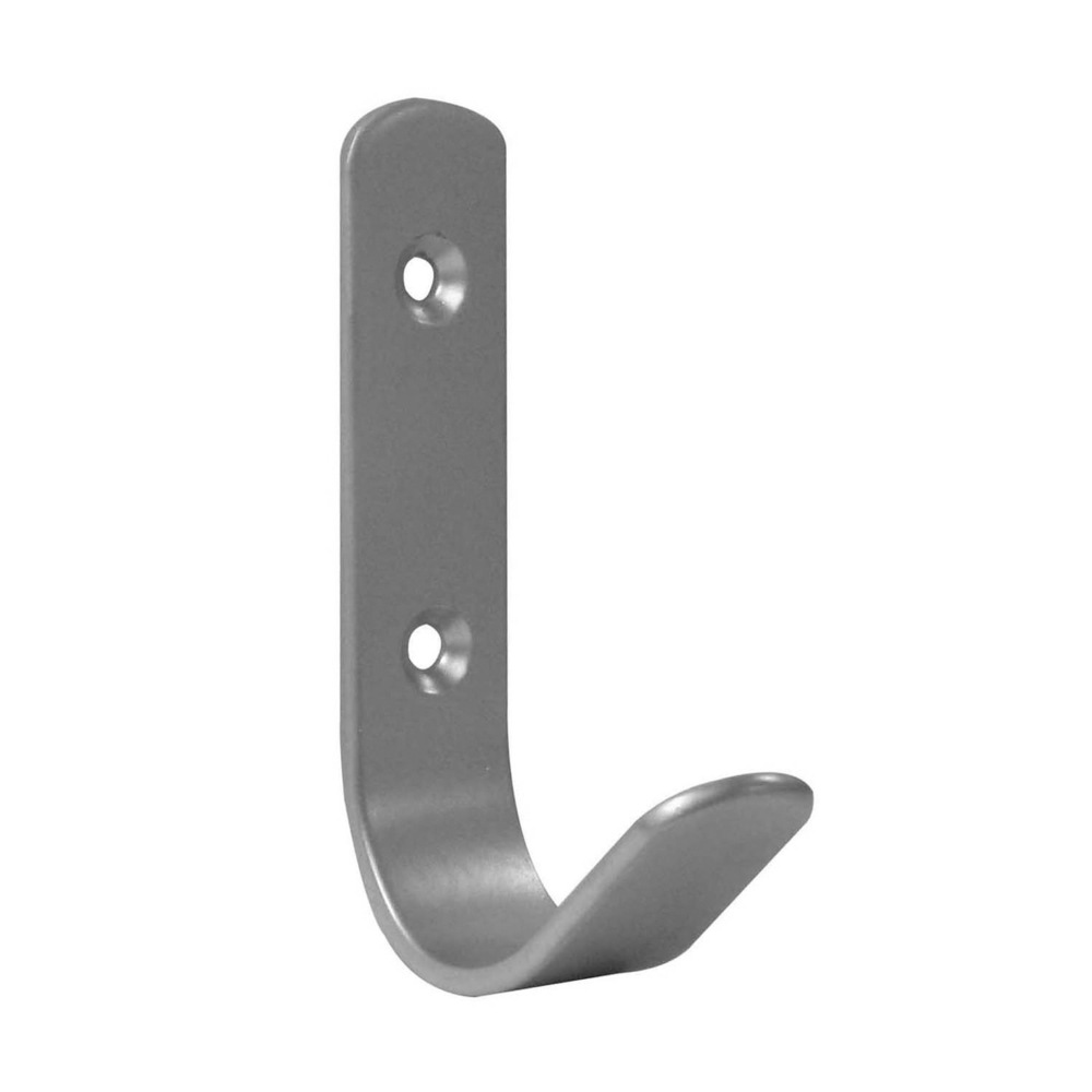 Nystrom Single School Hook, Brushed Aluminum Canadian Tire