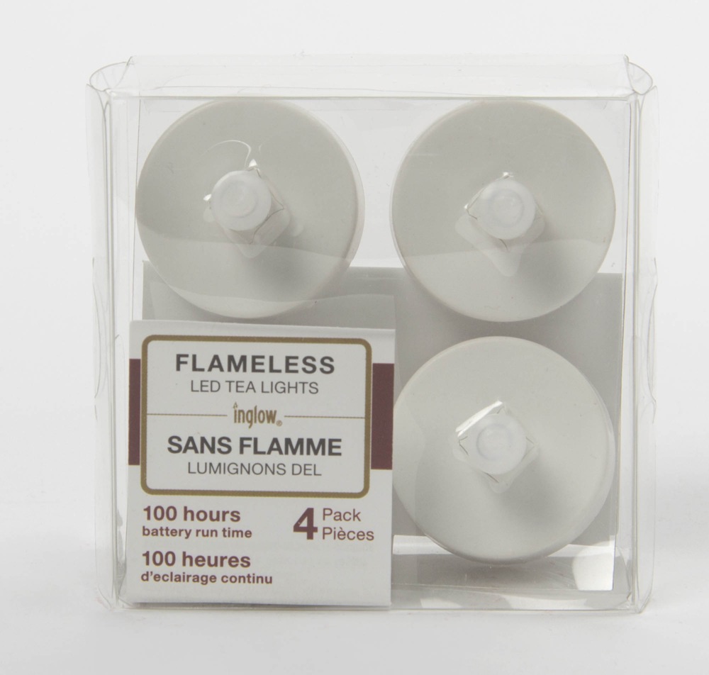 Flameless Tea Lights, 4pk Canadian Tire