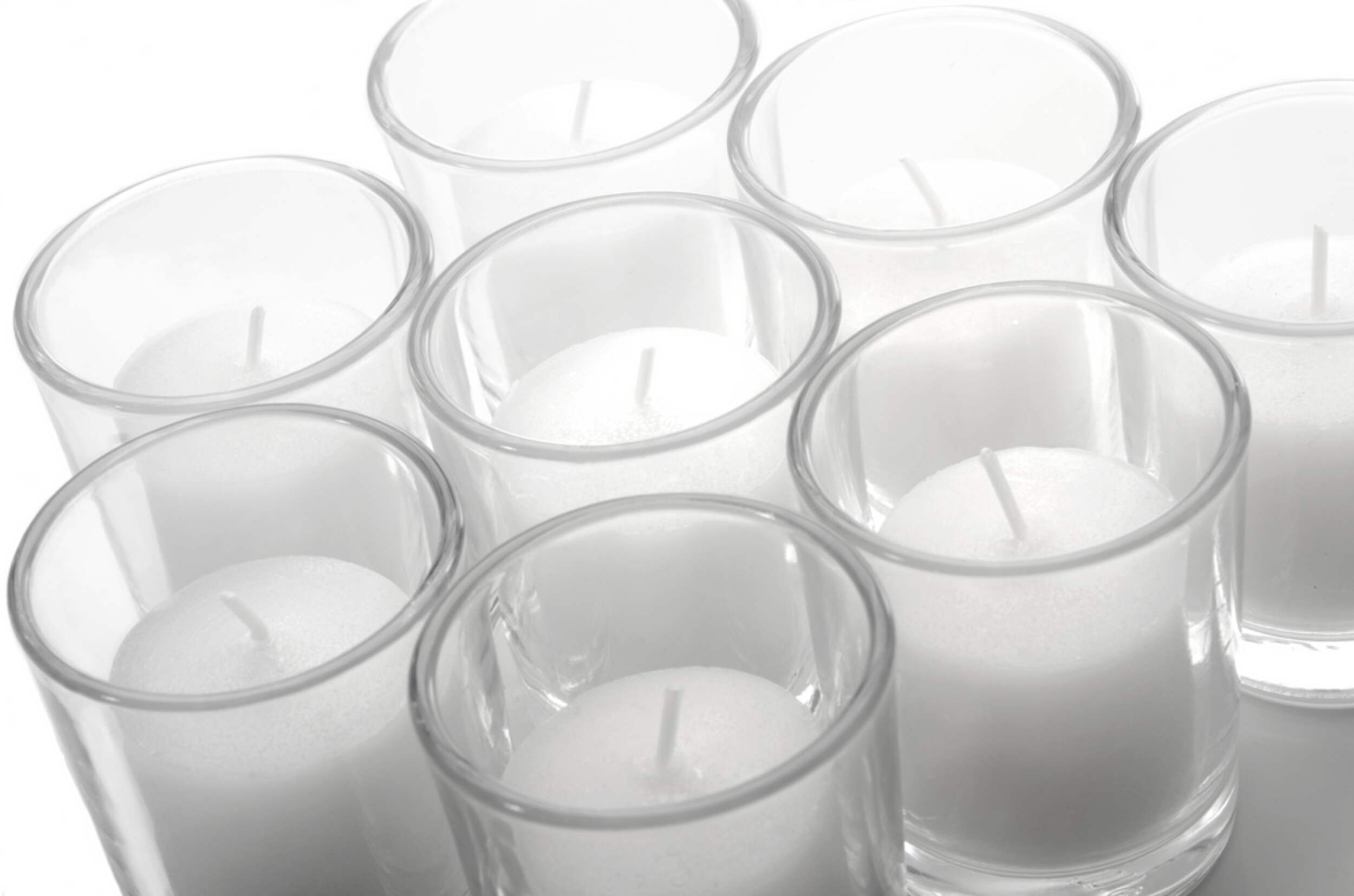 Yummi 10Hour Unscented Wax Votive Candles, White, 21pk Canadian Tire