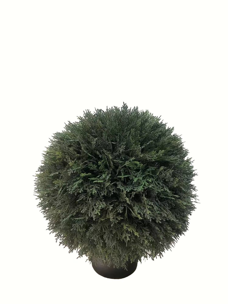 Canvas Potted Artificial Topiary Cedar, Artificial Outdoor Topiary Canada