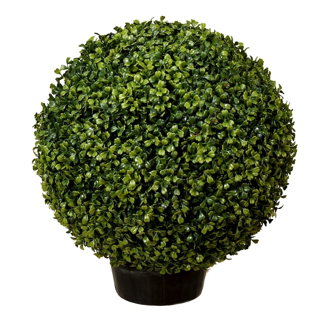 Potted Artificial Topiary Boxwood Ball, 18in Canadian Tire