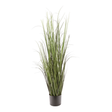 Naturae Décor Indoor/Outdoor Grass in Black Plastic Pot, 47-in Front_Elevated