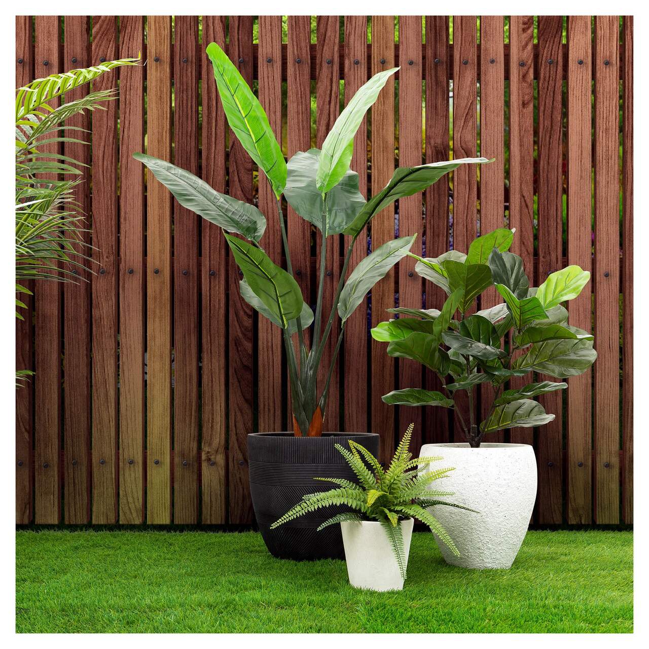 Naturae Décor Artificial Indoor/Outdoor Areca Palm Tree, 47-in