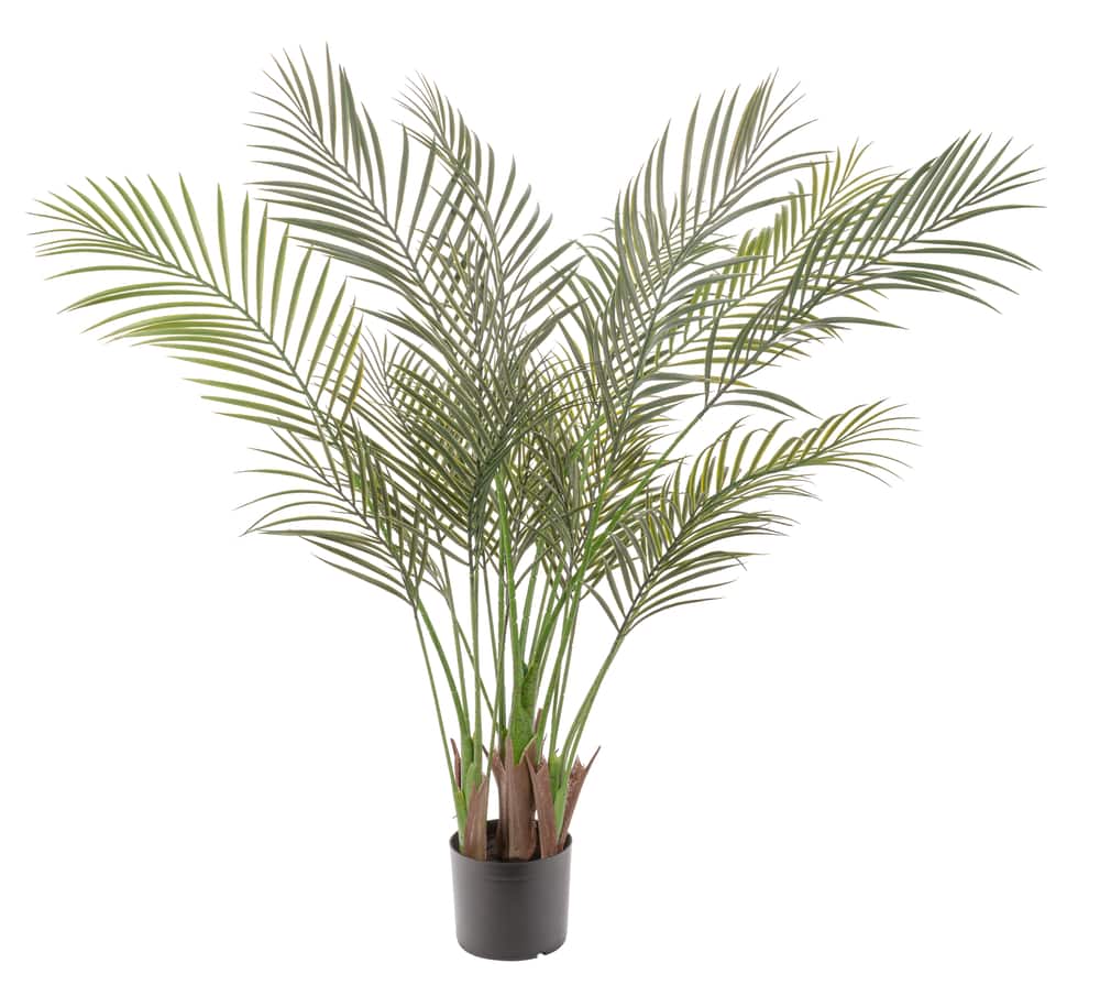 VEVOR VEVOR Artificial Palm Tree, 1.5m Tall Faux Plant, Secure PE Material  & Anti-Tip Tilt Protection Low-Maintenance Plant, Lifelike Green Fake Tree  for Home Office Warehouse Decor Indoor Outdoor | VEVOR UK
