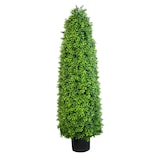Naturae Décor 48-in Artificial Indoor/Outdoor Boxwood Tree Front_Flat