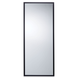 Miroir mural rectangulaire CANVAS Elmira, noir, 58 x 24 po Front_Flat