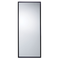 Miroir mural rectangulaire CANVAS Elmira, noir, 58 x 24 po