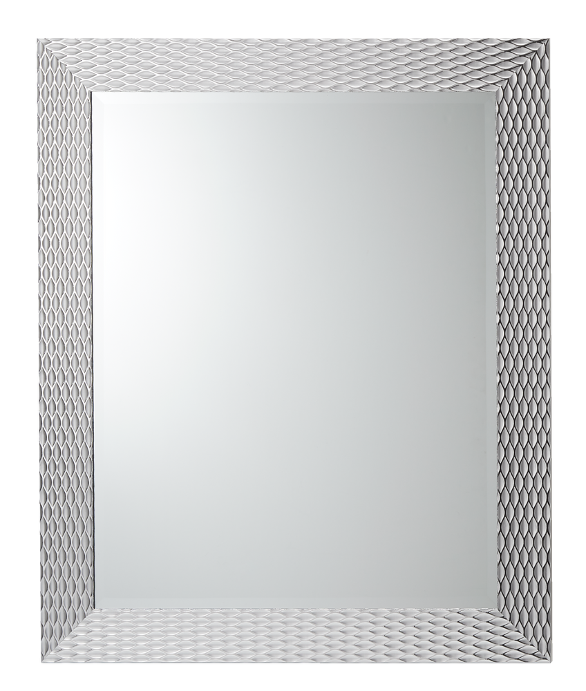 CANVAS Altona Rectangular Wall Mirror, Chrome, 271/8 x 331/16in