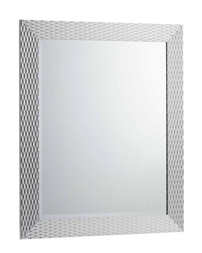 CANVAS Altona Rectangular Wall Mirror, Chrome, 271/8 x 331/16in
