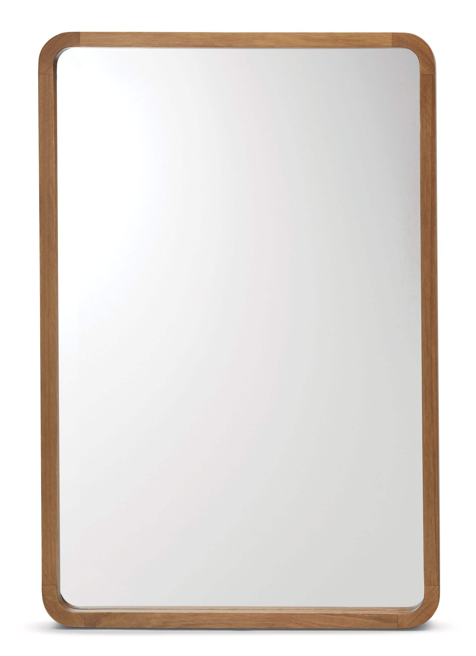 CANVAS Springside Pearwood Rectangular Wall Mirror, Brown, 24 x 36-in Front_Flat