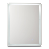 Miroir mural rectangulaire à DEL CANVAS Watson, transparent, 24 x 30 po