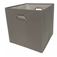 CANVAS Cube Fabric Drawer Basket, Assorted Colours, 13 x 13-in