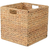 Panier escamotable tissé en tissu naturel CANVAS Weiss Cube, 13 x 13 po Front_Three_Fourths_Angled_Left