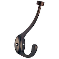 CANVAS Stainless Steel Single Pill Top Hook, Assorted Colours Front_Three_Fourths_Angled_Right